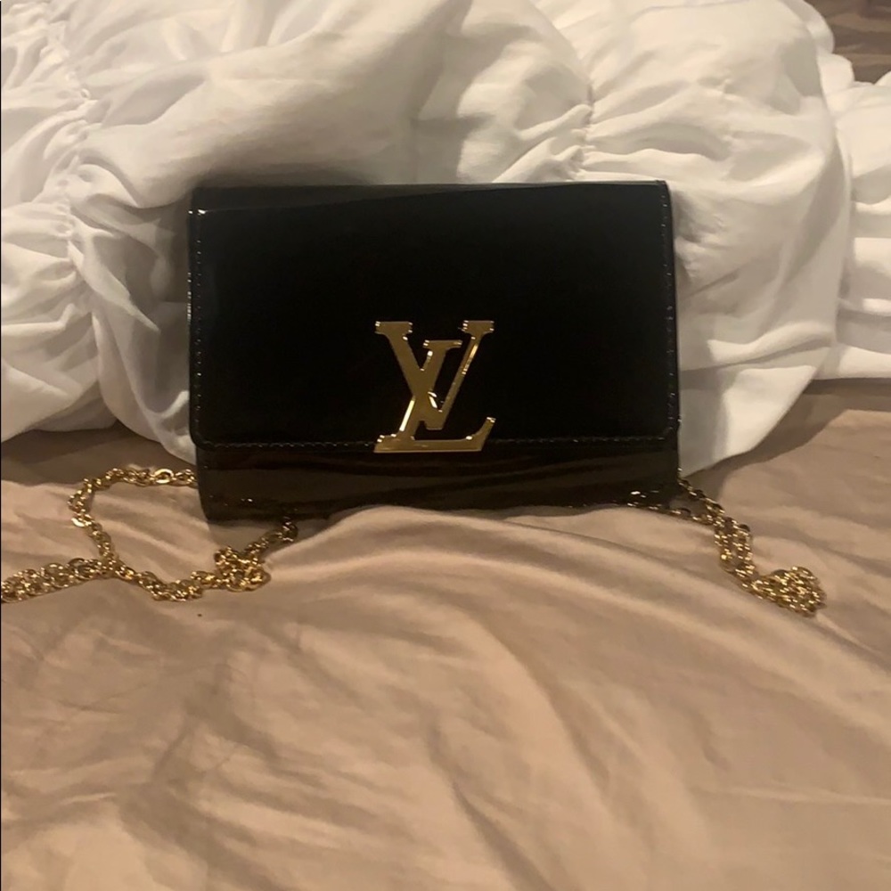 Black & gold beautiful Louis Vuitton evening bag
